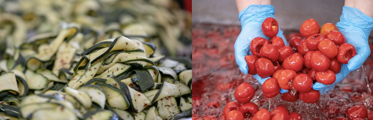 Des l&eacute;gumes transform&eacute;s dans les 24h de la r&eacute;colte
