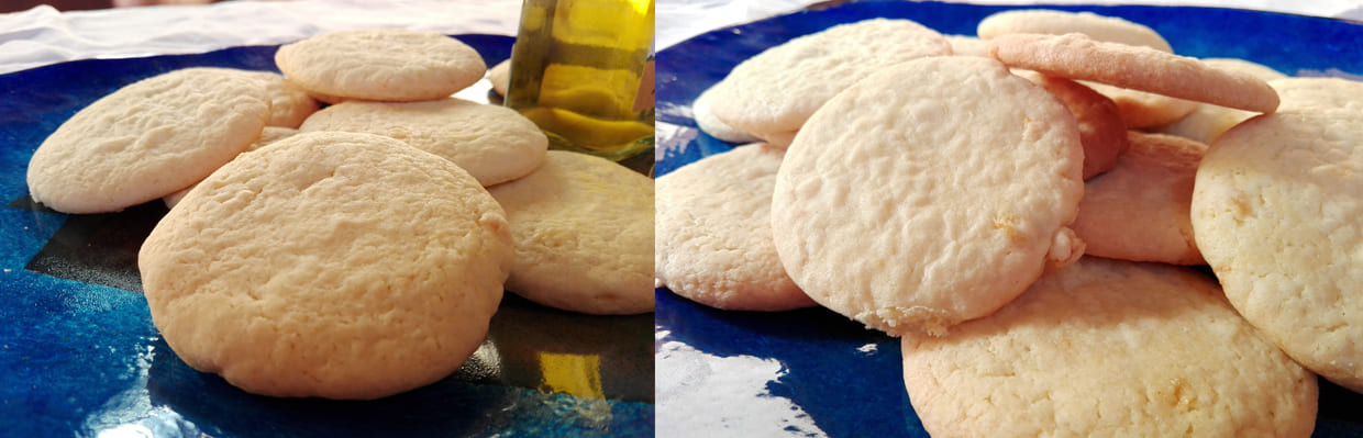 Sabl&eacute;s &agrave; l'huile aux citrons