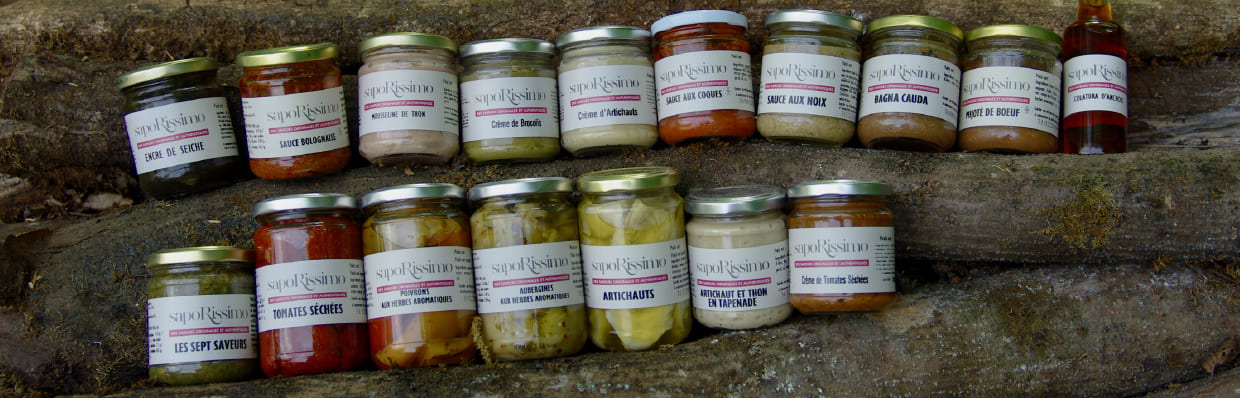 Nos cr&egrave;mes et l&eacute;gumes &agrave; l'huile