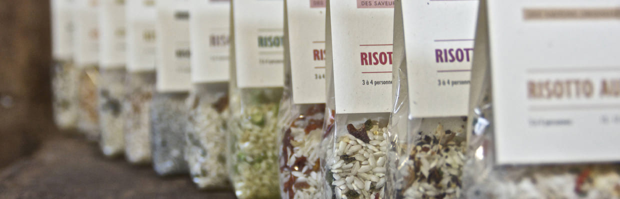 Nos risottos prêts à l'emploi