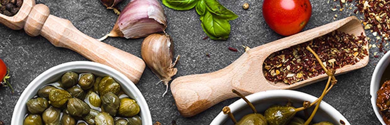 Les condiments italiens