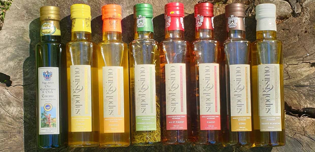 Assortiment de nos huiles
